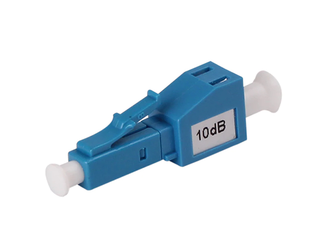 LC/UPC Singlemode Fixed Fiber Attenuator 1-25dB